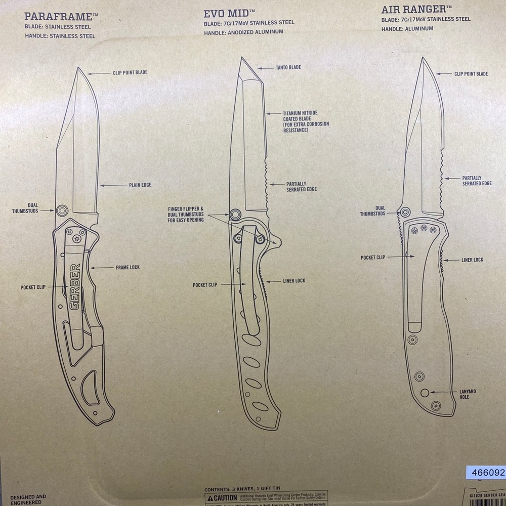 New Gerber knife gift set - Picture 5 of 7